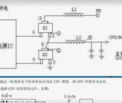 主板维修CPU供电2