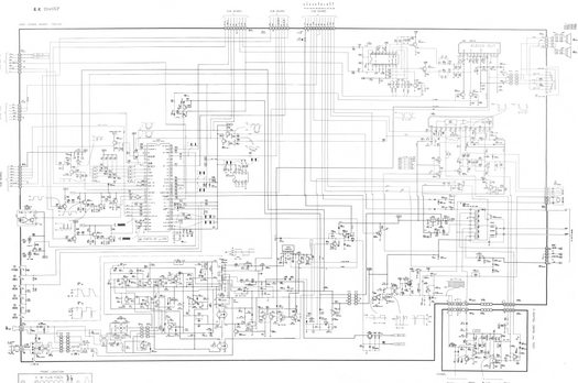 东芝2540XP彩色电视机电路原理图