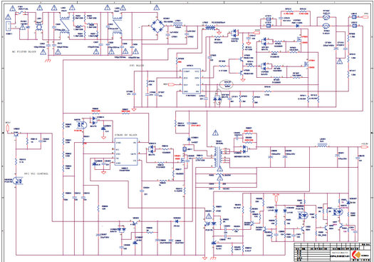 康佳KIP+L210I12C1-01电源板电路图