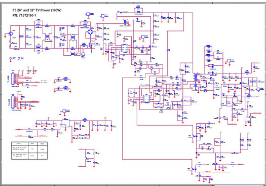 飞利浦彩电715T2190-1电源板电路原理图
