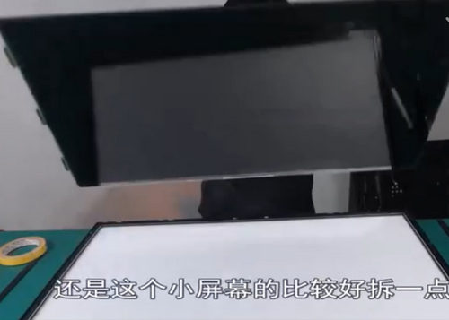 TCL 32寸液晶电视有声音无图像的维修视频