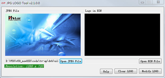 乐华V59改开机画面软件（JPG LOGO TOOL v2.1.0.0）