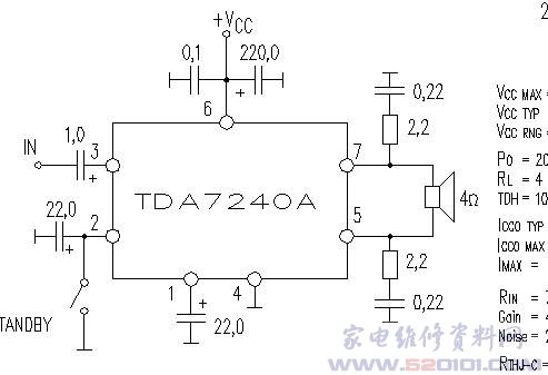 250种IC功放的电路图（合集）