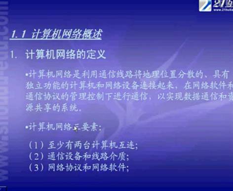 网络技术基础视频教程